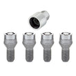 Load image into Gallery viewer, McGard Wheel Lock Bolt Set - 4pk. (Cone Seat) M12X1.25 / 17mm Hex / 22.0mm Shank Length - Chrome - Detail View