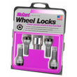 Load image into Gallery viewer, McGard Wheel Lock Bolt Set - 4pk. (Cone Seat) M12X1.25 / 19mm Hex / 25.6mm Shank Length - Black - Installation View
