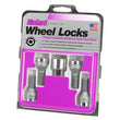 Load image into Gallery viewer, McGard Wheel Lock Bolt Set - 4pk. (Cone Seat) M12X1.5 / 17mm Hex / 31.7mm Shank Length - Chrome - Side View