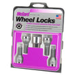 Load image into Gallery viewer, McGard Wheel Lock Bolt Set - 4pk. (Cone Seat) M14X1.5 / 17mm Hex / 27.5mm Shank Length - Chrome - Side View