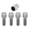 Load image into Gallery viewer, McGard Wheel Lock Bolt Set - 4pk. (Cone Seat) M14X1.5 / 19mm Hex / 31.0mm Shank Length - Chrome - Main Product View