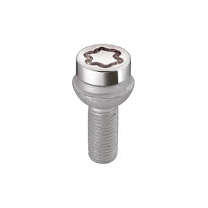 McGard Wheel Lock Bolt Set - 4pk. (Radius Seat) M14X1.5 / 17mm Hex / 27.0mm Shank Length - Chrome - Main Product View