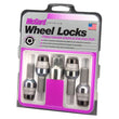 Load image into Gallery viewer, McGard Wheel Lock Bolt Set - 4pk. (Radius Seat) M14X1.5 / 17mm Hex / 28.2mm Shank Length - Black - Side View