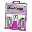 Load image into Gallery viewer, McGard Wheel Lock Bolt Set - 4pk. (Radius Seat) M14X1.5 / 17mm Hex / 45.0mm Shank Length - Black - Side View