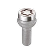 Load image into Gallery viewer, McGard Wheel Lock Bolt Set - 4pk. (Radius Seat) M14X1.5 / 17mm Hex / 45.0mm Shank Length - Chrome - Back View
