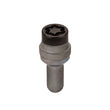 Load image into Gallery viewer, McGard Wheel Lock Bolt Set - 4pk. (Radius Seat) M14X1.5 / 19mm Hex / 35.4mm Shank Length - Black - Back View