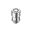 Load image into Gallery viewer, McGard Wheel Lock Nut Set - 4pk. (Cone Seat) 1/2-20 / 3/4 &amp; 13/16 Dual Hex / 1.66in. Length - Chrome - Detail View