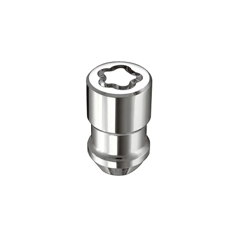 McGard Wheel Lock Nut Set - 4pk. (Cone Seat) 1/2-20 RH-LH / 13/16 Hex / 1.46in. Length - Chrome - Installation View