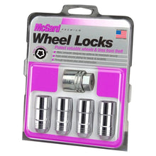 Load image into Gallery viewer, McGard Wheel Lock Nut Set - 4pk. (Cone Seat) 9/16-18 / 7/8 Hex / 1.765in. Length - Chrome - Back View