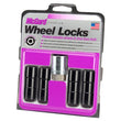 Load image into Gallery viewer, McGard Wheel Lock Nut Set - 4pk. (Cone Seat Duplex) 9/16-18 / 7/8 Hex / 2.5in. Length - Black - Back View
