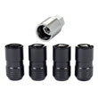 Load image into Gallery viewer, McGard Wheel Lock Nut Set - 4pk. (Cone Seat) M14X1.5 / 21mm &amp; 22mm Dual Hex / 1.639in. L - Black - Installation View