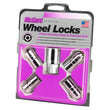 Load image into Gallery viewer, McGard Wheel Lock Nut Set - 4pk. (Cone Seat) M14X1.5 / 21mm &amp; 22mm Dual Hex / 1.639in. L - Chrome - Main Product View