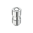 Load image into Gallery viewer, McGard Wheel Lock Nut Set - 4pk. (Cone Seat) M14X1.5 / 21mm &amp; 22mm Dual Hex / 1.639in. L - Chrome - Side View