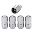 Load image into Gallery viewer, McGard Wheel Lock Nut Set - 4pk. (Cone Seat) M14X1.5 / 21mm &amp; 22mm Dual Hex / 1.639in. L - Chrome - Installation View