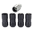 Load image into Gallery viewer, McGard Wheel Lock Nut Set - 4pk. (Cone Seat) M14X1.5 / 21mm &amp; 22mm Dual Hex / 1.965in. L - Black - Side View