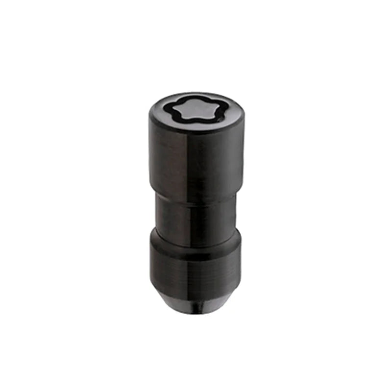 McGard Wheel Lock Nut Set - 4pk. (Cone Seat) M14X1.5 / 21mm & 22mm Dual Hex / 1.965in. L - Black - Back View