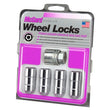 Load image into Gallery viewer, McGard Wheel Lock Nut Set - 4pk. (Cone Seat) M14X2.0 / 13/16 Hex / 2.25in. Length - Chrome - Detail View