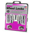 Load image into Gallery viewer, McGard Wheel Lock Nut Set - 4pk. (Long Shank Seat) 7/16-20 / 13/16 Hex / 1.75in. Length - Chrome - Detail View