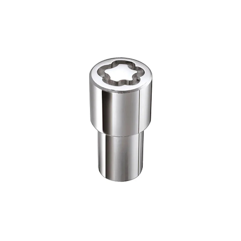 McGard Wheel Lock Nut Set - 4pk. (Long Shank Seat) M12X1.5 / 13/16 Hex / 1.75in. Length - Chrome - Side View
