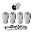 Load image into Gallery viewer, McGard Wheel Lock Nut Set - 4pk. (Reg. Shank Seat) 7/16-20 / 13/16 Hex / 1.38in. Length - Chrome - Detail View