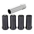 Load image into Gallery viewer, McGard Wheel Lock Nut Set - 4pk. (Tuner / Cone Seat) 1/2-20 / 13/16 Hex / 1.60in. Length - Black - Main Product View