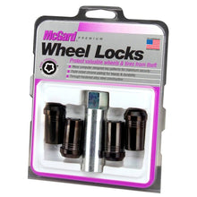 Load image into Gallery viewer, McGard Wheel Lock Nut Set - 4pk. (Tuner / Cone Seat) 1/2-20 / 13/16 Hex / 1.60in. Length - Black - Detail View