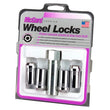 Load image into Gallery viewer, McGard Wheel Lock Nut Set - 4pk. (Tuner / Cone Seat) 1/2-20 / 13/16 Hex / 1.60in. Length - Chrome - Side View