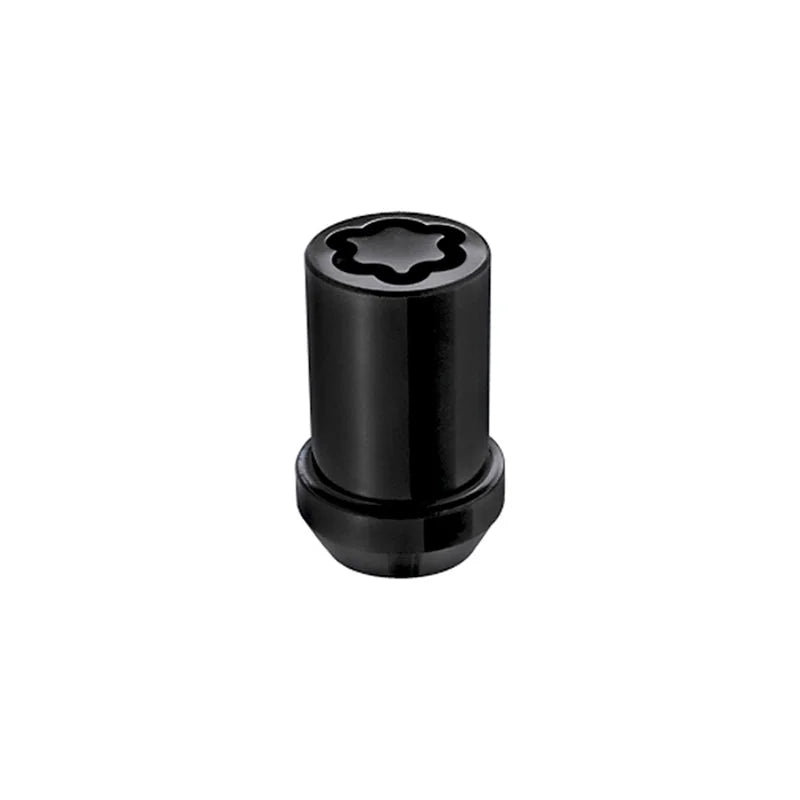 McGard Wheel Lock Nut Set - 4pk. (Tuner / Cone Seat) M12X1.25 / 13/16 Hex / 1.24in. Length - Black - Detail View