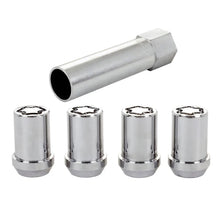 Load image into Gallery viewer, McGard Wheel Lock Nut Set - 4pk. (Tuner / Cone Seat) M12X1.25 / 13/16 Hex / 1.24in. Length - Chrome - Side View