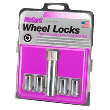 Load image into Gallery viewer, McGard Wheel Lock Nut Set - 4pk. (Tuner / Cone Seat) M12X1.25 / 13/16 Hex / 1.24in. Length - Chrome - Detail View