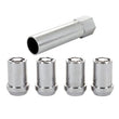 Load image into Gallery viewer, McGard Wheel Lock Nut Set - 4pk. (Tuner / Cone Seat) M12X1.5 / 13/16 Hex / 1.24in. Length - Chrome - Detail View
