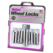 Load image into Gallery viewer, McGard Wheel Lock Nut Set - 4pk. (Tuner / Cone Seat) M14X1.5 / 1in. Hex / 1.935in. Length - Chrome - Side View