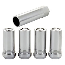 Load image into Gallery viewer, McGard Wheel Lock Nut Set - 4pk. (Tuner / Cone Seat) M14X1.5 / 1in. Hex / 1.935in. Length - Chrome - Detail View