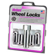 Load image into Gallery viewer, McGard Wheel Lock Nut Set - 4pk. (Tuner / Cone Seat) M14X1.5 / 22mm Hex / 1.648in. Length - Chrome - Main Product View