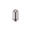 Load image into Gallery viewer, McGard Wheel Lock Nut Set - 4pk. (Tuner / Cone Seat) M14X1.5 / 22mm Hex / 1.648in. Length - Chrome - Detail View