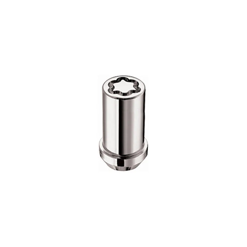 McGard Wheel Lock Nut Set - 4pk. (Tuner / Cone Seat) M14X1.5 / 22mm Hex / 1.648in. Length - Chrome - Detail View