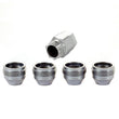 Load image into Gallery viewer, McGard Wheel Lock Nut Set - 4pk. (Under Hub Cap / Cone Seat) 7/16-20 / 3/4 &amp; 13/16 Hex / .775in. L - Installation View