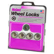 Load image into Gallery viewer, McGard Wheel Lock Nut Set - 4pk. (Under Hub Cap / Cone Seat) 9/16-18 / 15/16 Hex / 1.015in. L - Back View