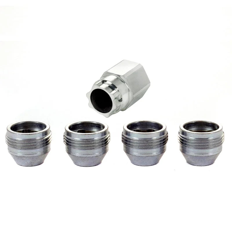 McGard Wheel Lock Nut Set - 4pk. (Under Hub Cap / Cone Seat) M14X1.5 / 22mm Hex / .893in. Length - Side View