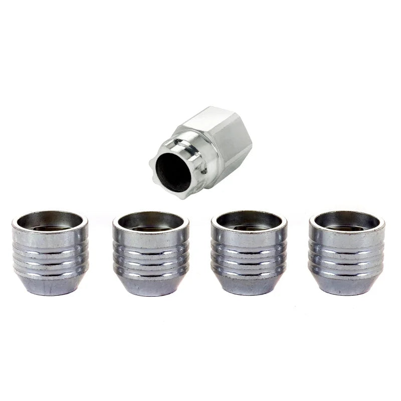 McGard Wheel Lock Nut Set - 4pk. (Under Hub Cap / Cone Seat) M14X2.0 / 13/16 Hex / .893in. Length - Side View