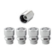 Load image into Gallery viewer, McGard Wheel Lock Nut Set - 4pk. (Uni-Lug) M12X1.5 / 13/16 Hex / .197in. Shank / 1.375in. L - Chrome - Side View