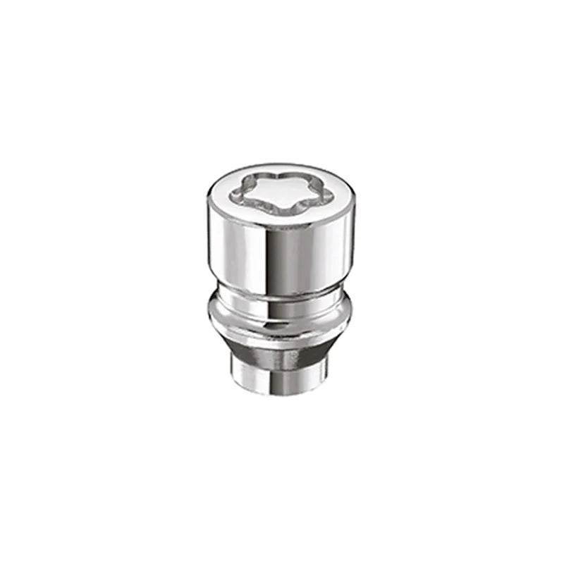 McGard Wheel Lock Nut Set - 4pk. (Uni-Lug) M12X1.5 / 13/16 Hex / .197in. Shank / 1.375in. L - Chrome - Detail View