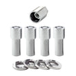 Load image into Gallery viewer, McGard Wheel Lock Nut Set - 4pk. (X-Long Shank) 1/2-20 / 13/16 Hex / 2.165in. Length - Chrome - Main Product View