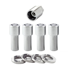 Load image into Gallery viewer, McGard Wheel Lock Nut Set - 4pk. (X-Long Shank) 1/2-20 / 13/16 Hex / 2.165in. Length - Chrome - Main Product View