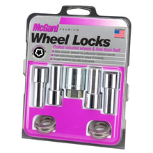 Load image into Gallery viewer, McGard Wheel Lock Nut Set - 4pk. (X-Long Shank) 1/2-20 / 13/16 Hex / 2.165in. Length - Chrome - Back View