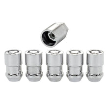 Load image into Gallery viewer, McGard Wheel Lock Nut Set - 5pk. (Cone Seat) 7/16-20 / 3/4 Hex / 1.46in. Length - Chrome - Side View
