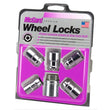 Load image into Gallery viewer, McGard Wheel Lock Nut Set - 5pk. (Cone Seat) 7/16-20 / 3/4 Hex / 1.46in. Length - Chrome - Back View