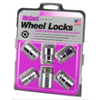Load image into Gallery viewer, McGard Wheel Lock Nut Set - 5pk. (Cone Seat) M12X1.5 / 3/4 Hex / 1.46in. Length - Chrome - Back View