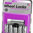 Load image into Gallery viewer, McGard Wheel Lock Nut Set - 5pk. (Cone Seat Tuner) M14X1.5 / 22mm Hex / 1.648in OAL - Chrome - Back View