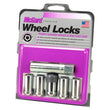 Load image into Gallery viewer, McGard Wheel Lock Nut Set - 5pk. (Tuner / Cone Seat) 1/2-20 / 13/16 Hex / 1.60in. L. - Chrome - Side View